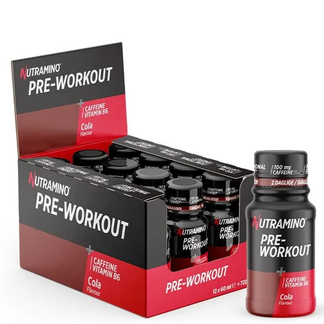12 x Nutramino PWO Shot, 60 ml Cola-Nutramino Fitness Nutrition 12 x Nutramino PWO Shot, 60 ml Cola-Nutramino Fitness Nutrition