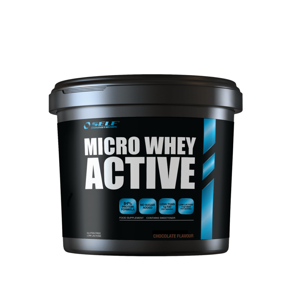 Protein pulver isolate Micro 100% Whey Active, 4 kg -self omninutrition