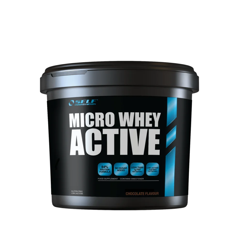 Protein pulver isolate Micro 100% Whey Active, 4 kg -self omninutrition
