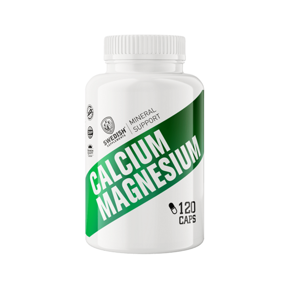 Swedish Supplements Calcium Magnesium 120 kapsler