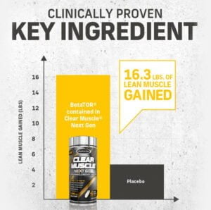 Clear Muscle Next Gen, HMB Betator, 84 kapsler 1 Clear Muscle Next Gen, HMB Betator placebo Muscletech