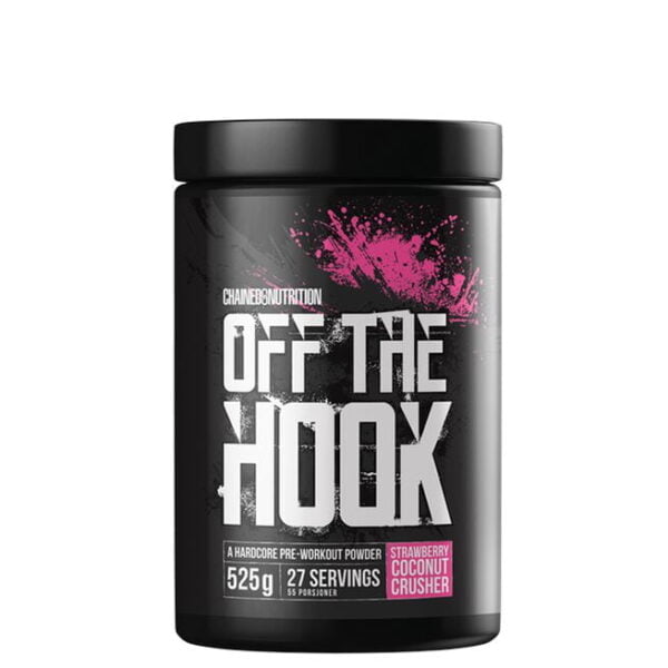 Chained nutrition_Off the hook preworkout med koffein strawberry coconut crusher