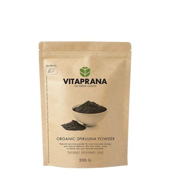 Vitaprana Organisk Spirulina pulver 200g