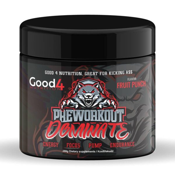 good4nutrition Dominate PWO 288g fruit punch