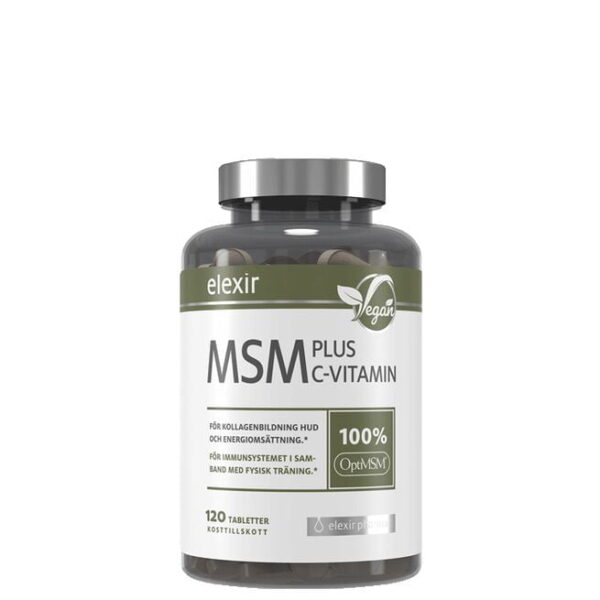 MSM + C Vitamin 120 tabletter