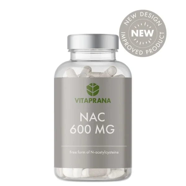 NAC N-acetyl L-cystein 600 mg 100 kaps. Vitaprana