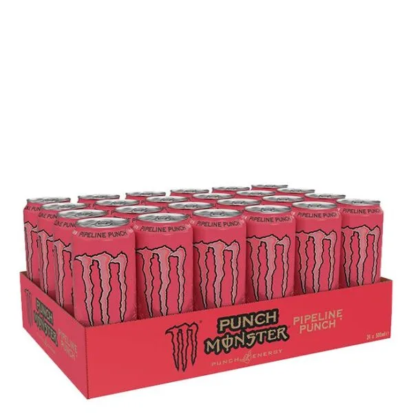 24 x Monster Energy, 50 cl, Punch-Monster Energy