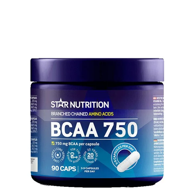 BCAA 750, 90 caps-Star Nutrition BCAA 750, 90 caps-Star Nutrition