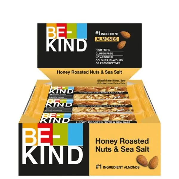 Core Bar 40 g Honningristede Nøtter & Havsalt Be-kind