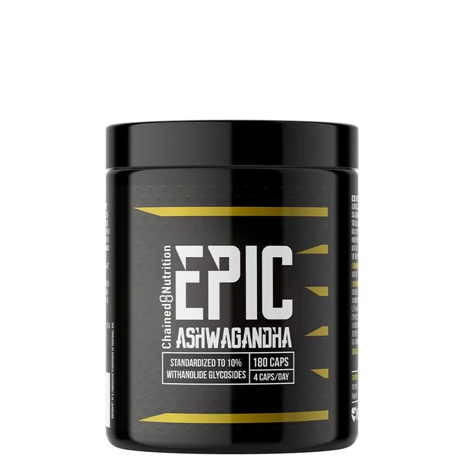 Epic Ashwagandha, 180 caps-Chained Nutrition Epic Ashwagandha, 180 caps-Chained Nutrition