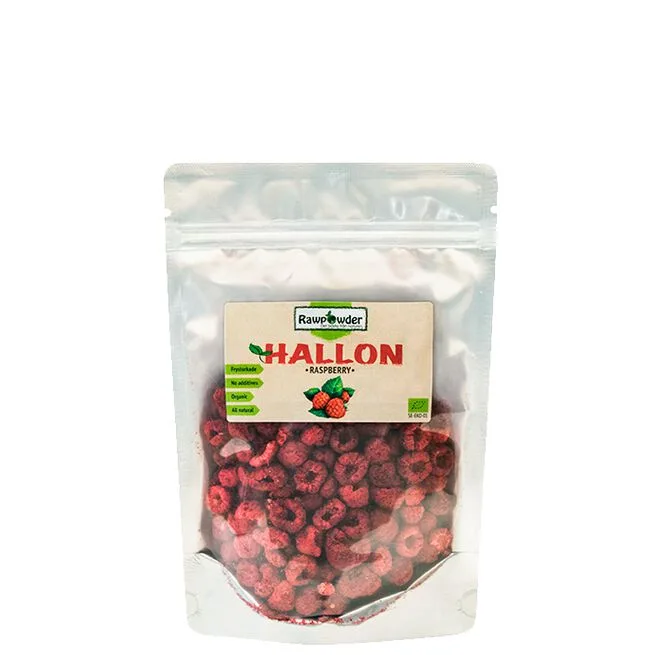 Frysetørket Bringebær, 50 g-Rawpowder Frysetørket Bringebær, 50 g-Rawpowder