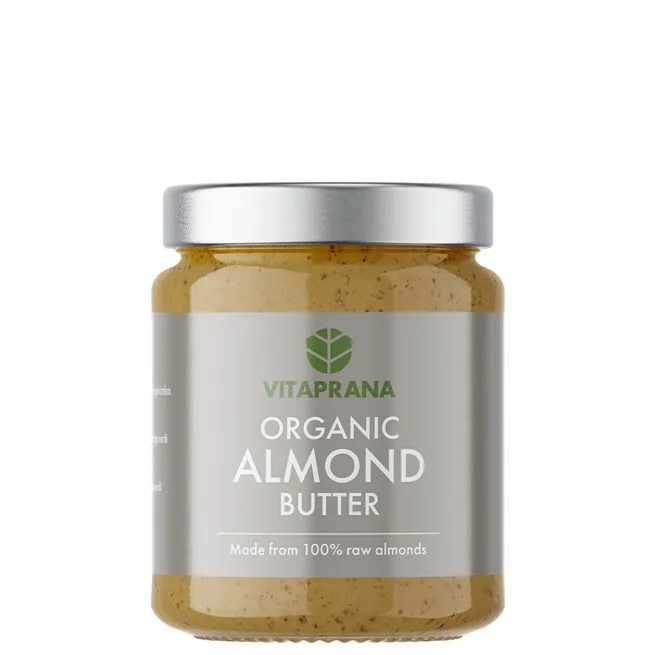 Organic Raw Almond butter, 250 g-Vitaprana