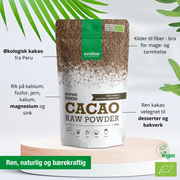 Purasana kakao pulver 200g ØKO