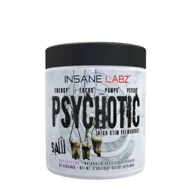 SAW Psychotic Pre-Workout 35 porsjoner-Insane Labz