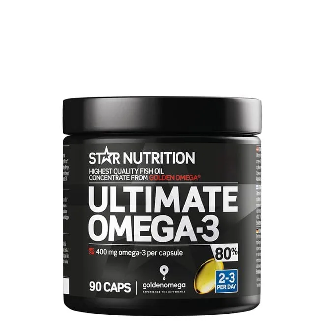 Ultimate Omega-3, 80%, 90 caps-Star Nutrition Ultimate Omega-3, 80%, 90 caps-Star Nutrition
