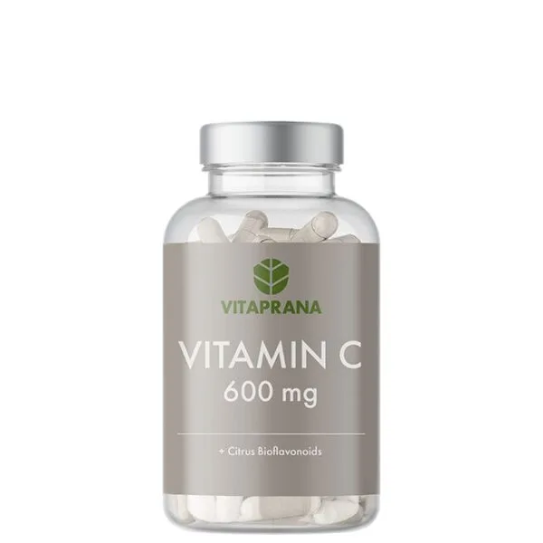 Vitamin C 600 mg + Bioflavonoids, 100 kaps-Vitaprana