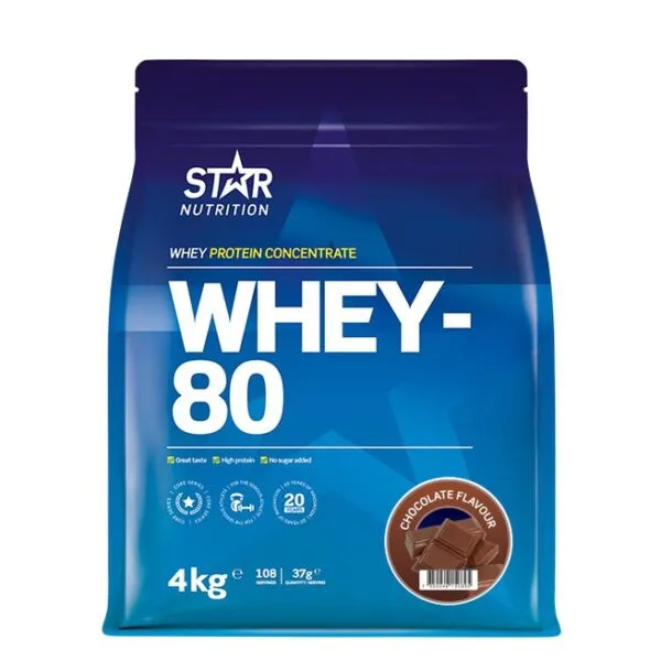 Whey-80 Myseprotein 4 kg-Star Nutrition