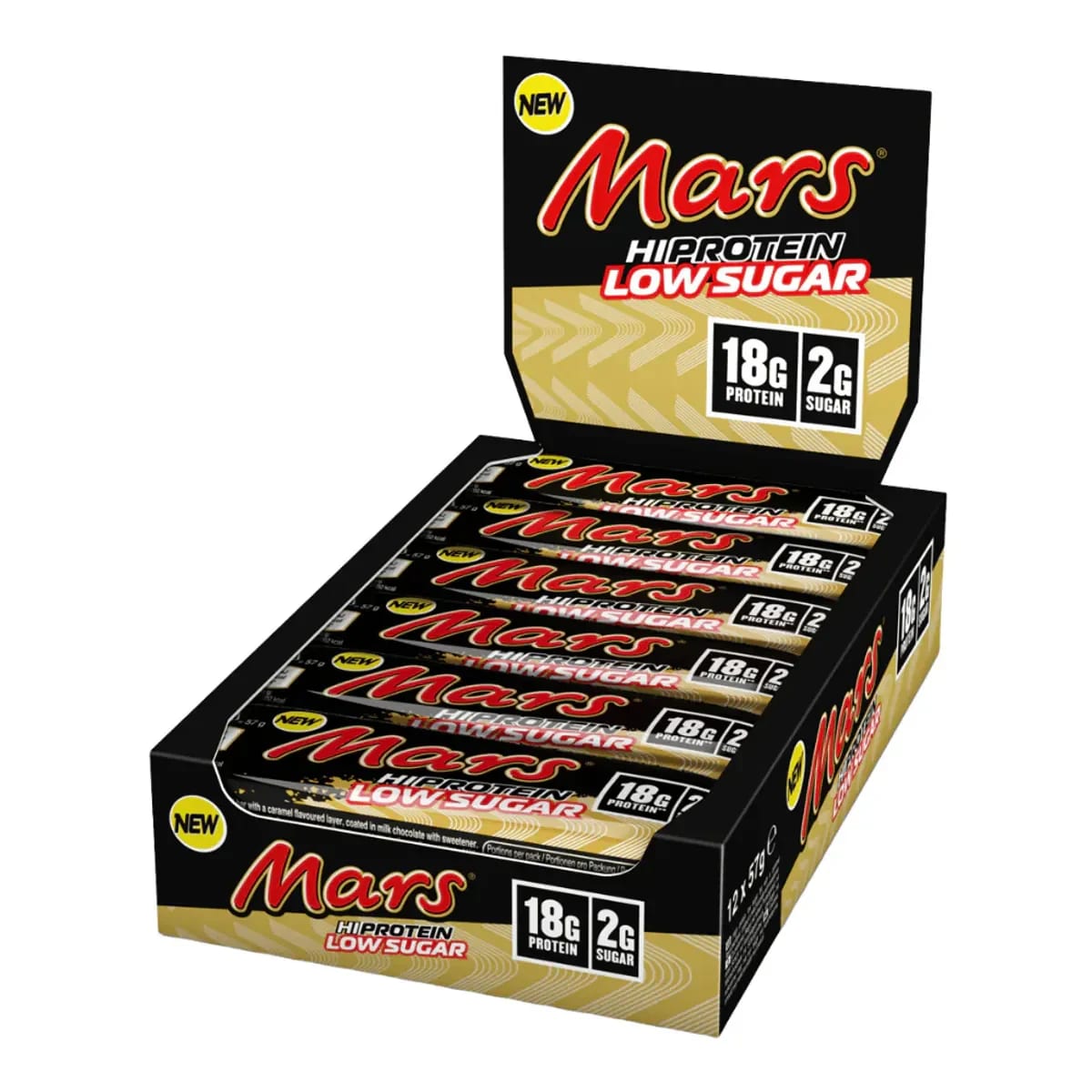 Mars Hi Protein Low Sugar 12x55g Mars Hi Protein Low Sugar 12x55g